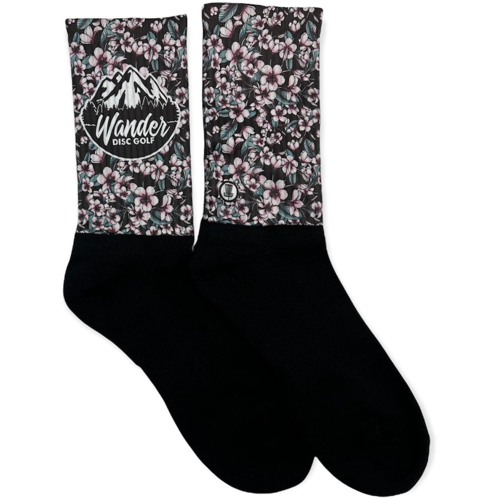 Wander 2022 Floral Print Teebox Socks (1 Pair)