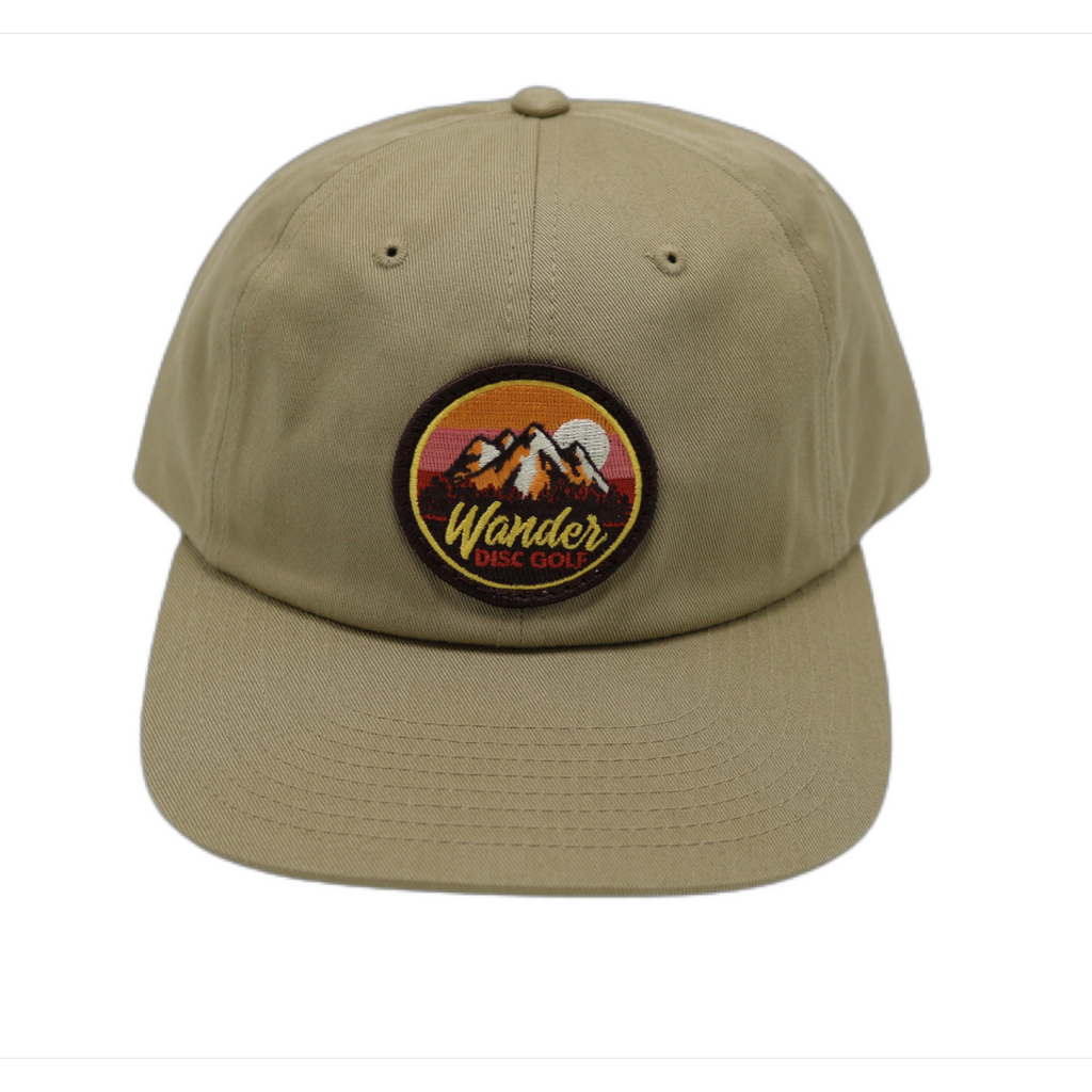 Wander Patch Dad Hat (Driftwood)